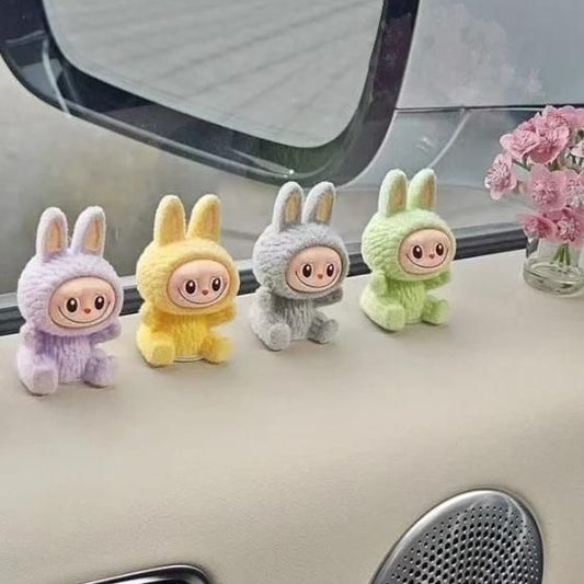 Trendy Labubu Mini Car Dashboard ( Pack of 4 )