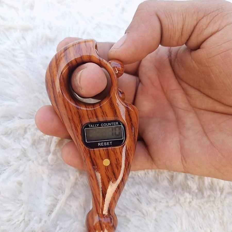 Tally Counting Machine-Manual Finger Rotating Digital Tally Number Counting Machine ((Color on availability)