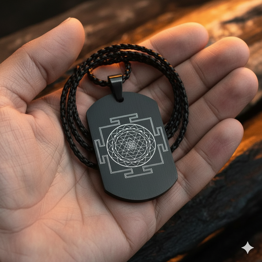 Prosperity Shree Yantra Chain Necklace