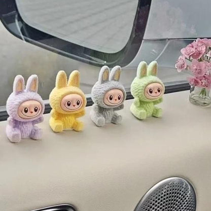 Trendy Labubu Mini Car Dashboard ( Pack of 4 )