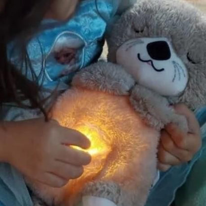 Breathing Teddy Bear with Soothing Music, Comfort Plush