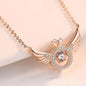 Elegant American Diamond Pendant With Chain