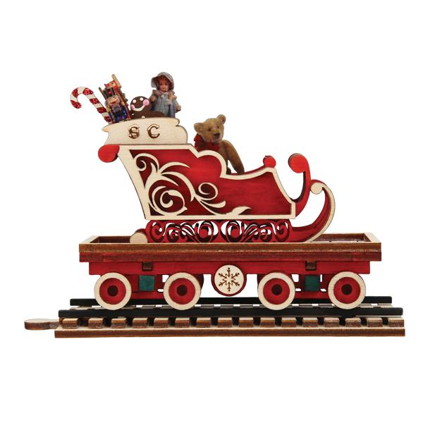 North Pole Express Sleigh Car Ornament-1