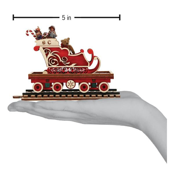 North Pole Express Sleigh Car Ornament-2