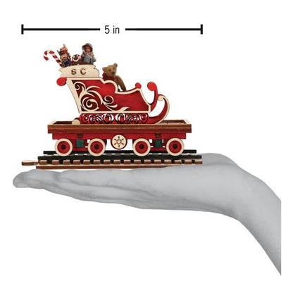 North Pole Express Sleigh Car Ornament-2