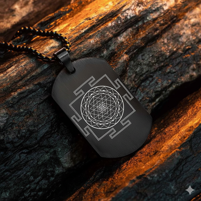 Prosperity Shree Yantra Chain Necklace