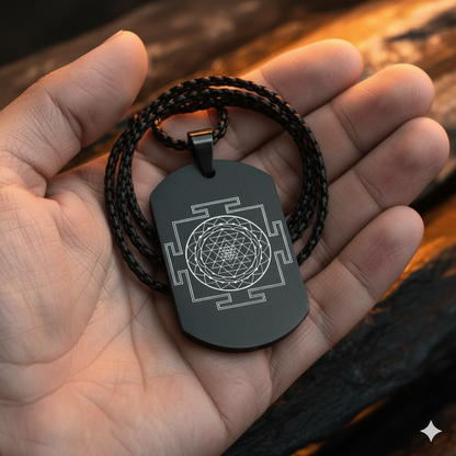 Prosperity Shree Yantra Chain Necklace