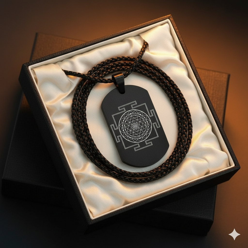 Prosperity Shree Yantra Chain Necklace