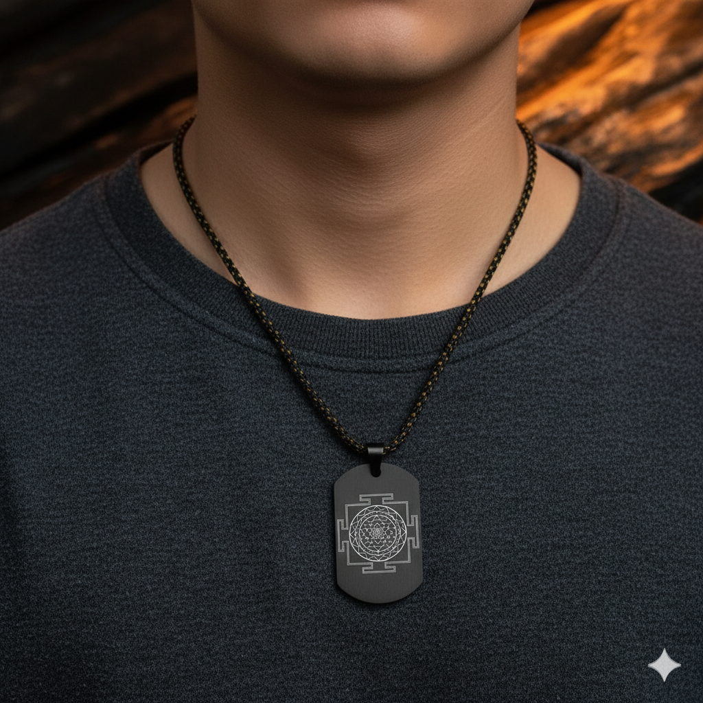 Prosperity Shree Yantra Chain Necklace