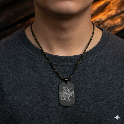 Prosperity Shree Yantra Chain Necklace