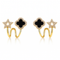 Four-Leaf Clover Earrings-0